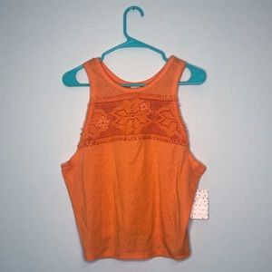 Free People Crochet Tank Top Size Large